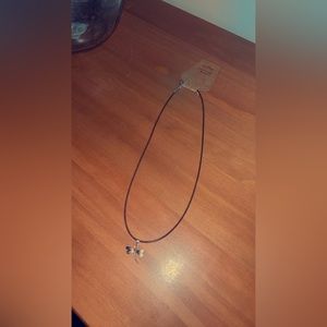 Brown Corded Dragonfly Necklace